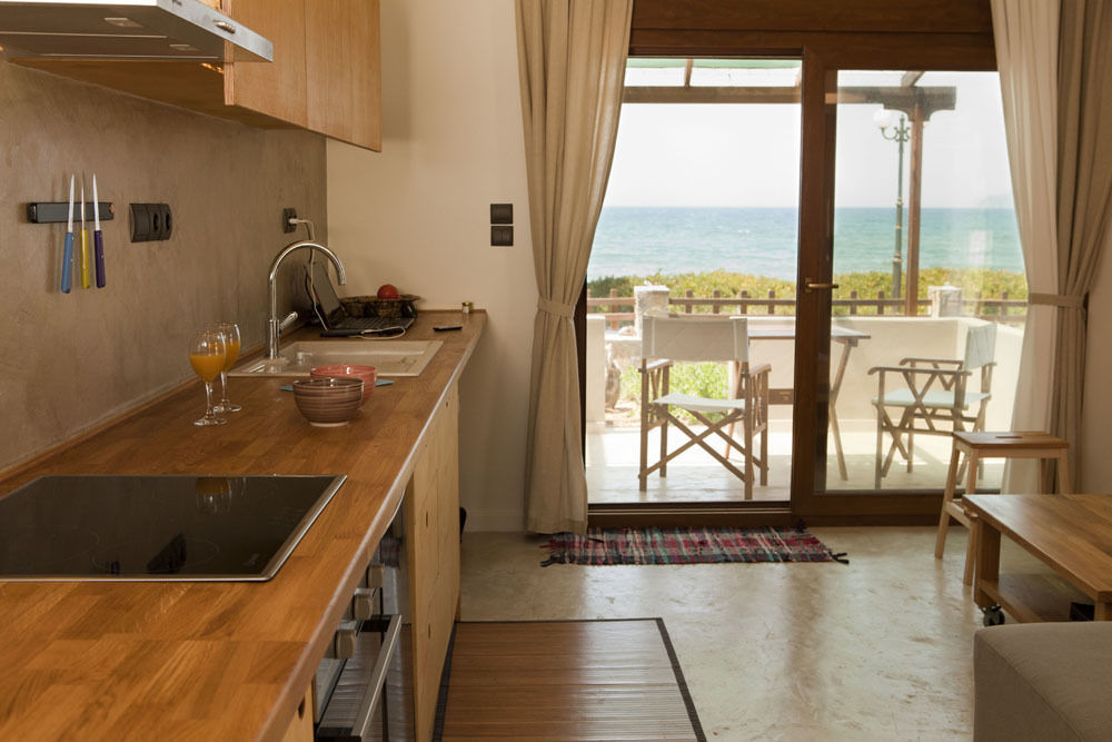Horizonte Seafront Suites Kíssamos Exteriör bild